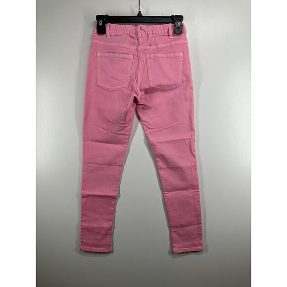 Look By Crewcuts Adjustable Waist Skinny Jeans Pants - Pink New No Tags - Picture 2 of 8